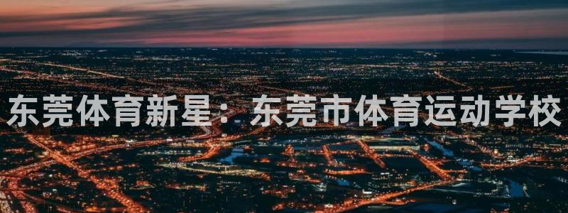 欧亿体育官方正版app娱乐40996：东莞体育新星：